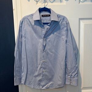 Michael Kors Boys Light Blue Dress Shirt